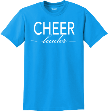Blue Cheerleader Tee