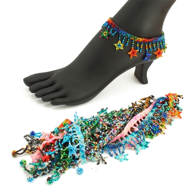 Star Anklet - Assorted Brights