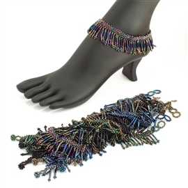 Dancin' Fringe Anklet - Assorted Darks