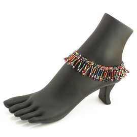 Dancin' Fringe Anklet - Multi