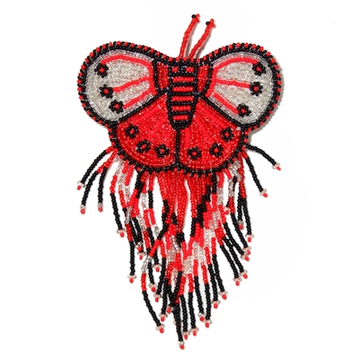 Butterfly Barrette - #213 Red