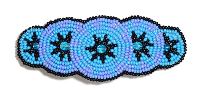 Barrette with Crystals - #115 Periwinkle