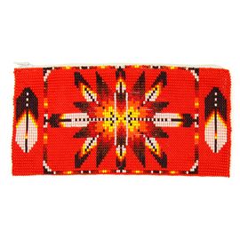 Long Starburst Coin Purse - #213 Red