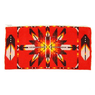 Long Starburst Coin Purse - #213 Red