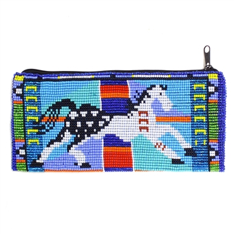 Long Carousel Horse Coin Purse