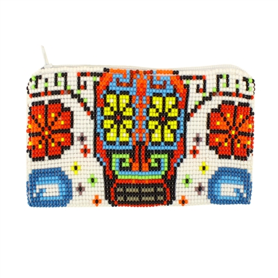 Day of the Dead Coin Purse - #114 White