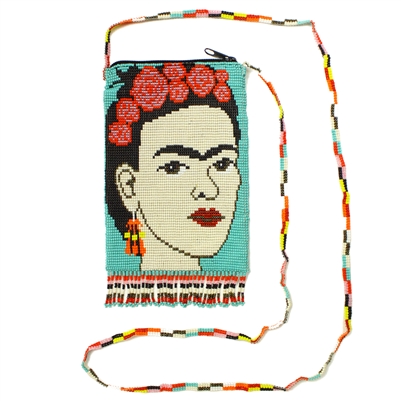 Frida Shoulder Bag (5" x 7", 48" Strap) - #231 Turquoise