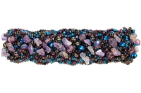 Braided with Gems Bracelet - #106 Desert Sunset Double Magnetic Clasp!