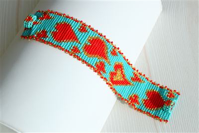 Heart Bracelet - #231 Turquoise