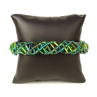 DNA Bracelet - #109 Green, Magnetic Clasp!