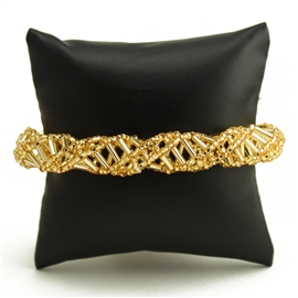 DNA Bracelet - #207 Gold, Magnetic Clasp!