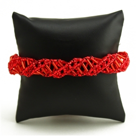 DNA Bracelet - #213 Red, Magnetic Clasp!