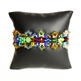 Crystalicious Bracelet - #100 Color Block Multi, Double Magnetic Clasp!