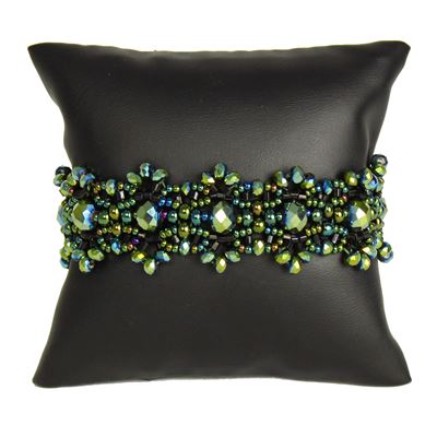 Crystalicious Bracelet - #203 Green Iris, Double Magnetic Clasp!
