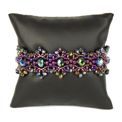 Crystalicious Bracelet - #210 Purple, Double Magnetic Clasp!