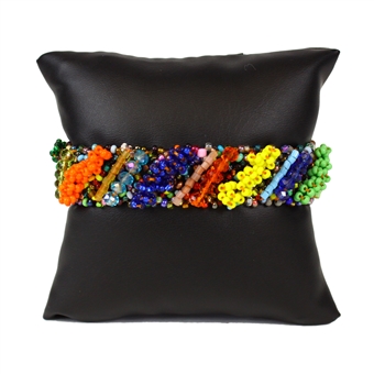 Diagonal Bracelet - #100 Color Block Multi, Double Magnetic Clasp!