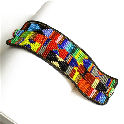 Africana Bracelet - #101 Multi, Double Magnetic Clasp!