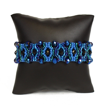 Crystal Eye Bracelet - #108 Blue, Magnetic Clasp!