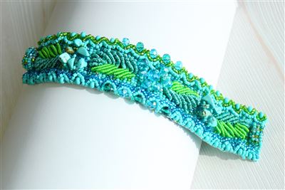 Weaving Leaves Bracelet - #231 Turquoise