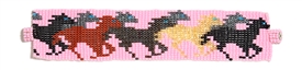 Horse Bracelet - #164 Pink, Magnetic Clasp!