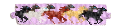 Horse Bracelet - #165 Lavender, Magnetic Clasp!