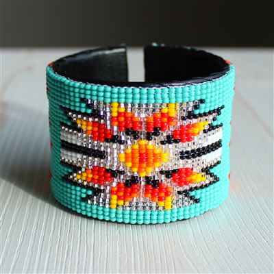 Sunburst Cuff - #231 Turquoise