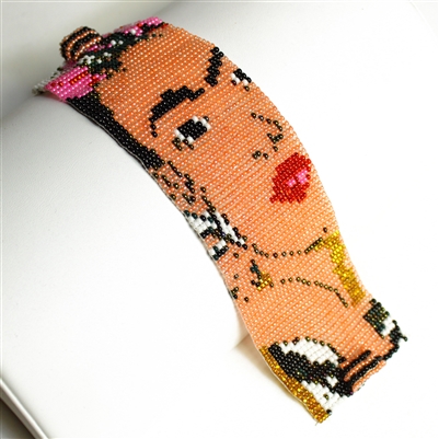 Frida Bracelet - #129 Peach, Double Magnetic Clasp!