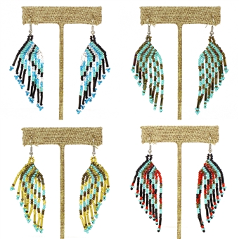 Classic Fringe Earring - Assorted Turquoises