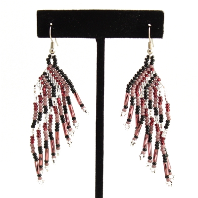 Classic Fringe Earring - #210 Purple