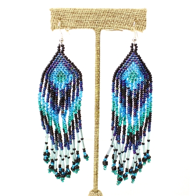 Forever Fringe Earring - #108 Blue