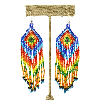 Forever Fringe Earring - #116 Rainbow