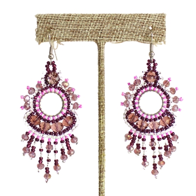 Sol Earring - #294 Pink and Purple
