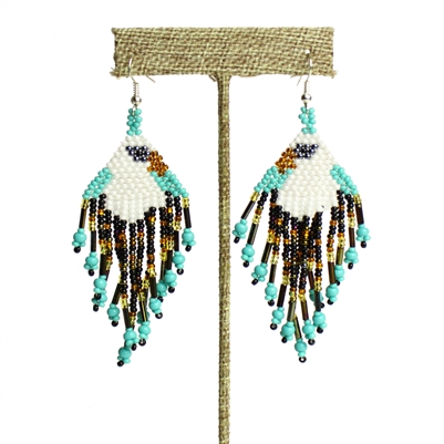 Eagle Earrings - #114 White