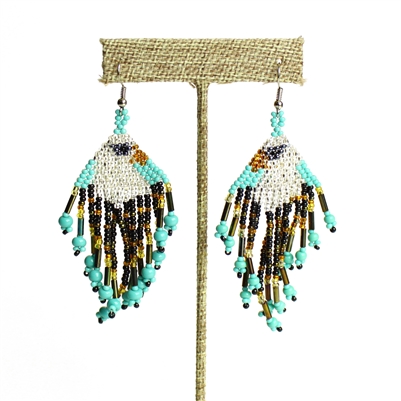 Eagle Earrings - #206 Crystal