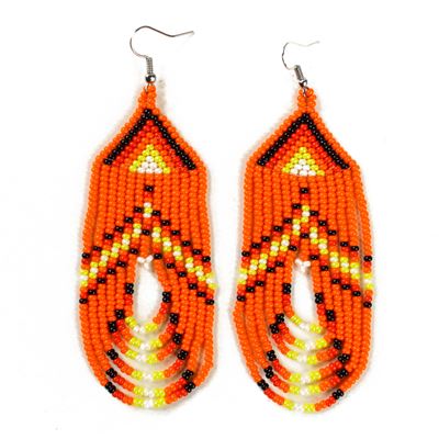 Swoop Earring - #128 Orange