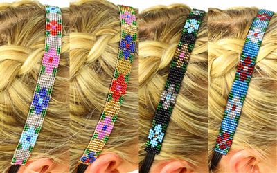 Narrow Headband - Assorted Floral