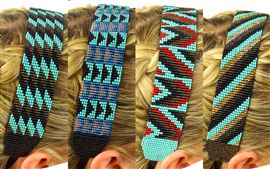 Wide Headband - Assorted Turquoise