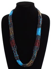 Zulu Necklace - #106 Desert Sunset