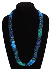 Zulu Necklace - #108 Blue