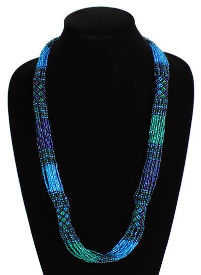Zulu Necklace - #108 Blue