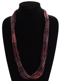 Zulu Necklace - #210 Purple