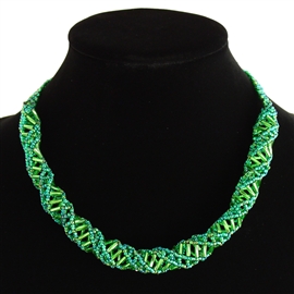 DNA Necklace - #109 Green, Magnetic Clasp!