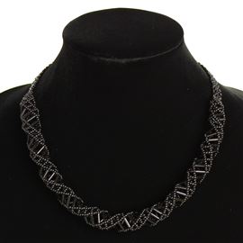 DNA Necklace - #200 Black, Magnetic Clasp!
