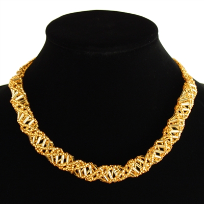 DNA Necklace - #207 Gold, Magnetic Clasp!