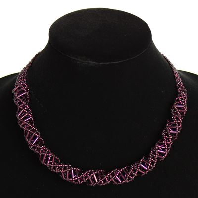 DNA Necklace - #210 Purple, Magnetic Clasp!