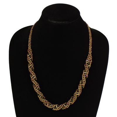 DNA Necklace, 24" - #201 Bronze, Magnetic Clasp!