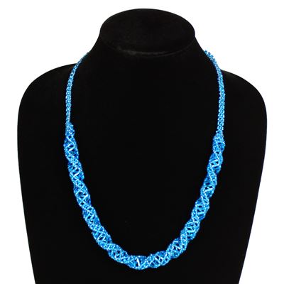 DNA Necklace, 24" - #208 Light Blue, Magnetic Clasp!