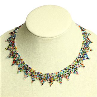 Lace Collar - #101 Multi, Magnetic Clasp!