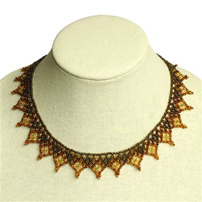 Lace Collar - #103 Earth, Magnetic Clasp!