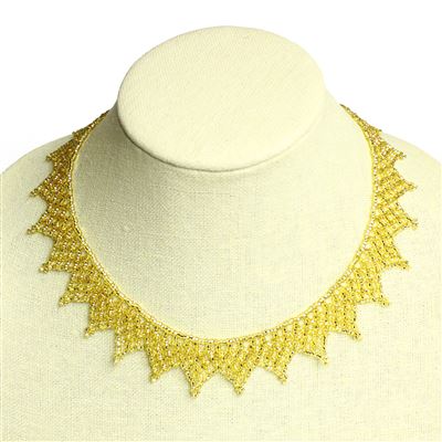 Lace Collar - #207 Gold, Magnetic Clasp!